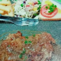 สเต็กสโพกไก่  พริกไทยดำ