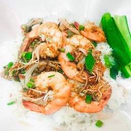 ข้าวกุ้งลาบแซ่บ