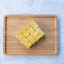 ขนมปังเนยน้ำตาล(ใช้ขนมปัง2แผ่น)