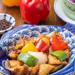 ปลากะพงผัดซอสพริกไทยดำ