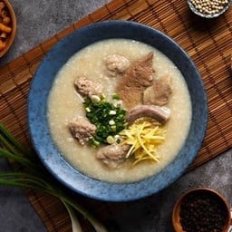 โจ๊กหมู+เครื่องใน