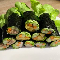 ห่อผักกับเนื้อ