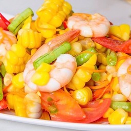 ตำข้าวโพดกุ้ง