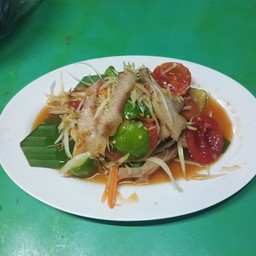 ตำไทคอหมูย่าง