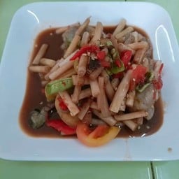 ตำไหลบัวกุ้งสด