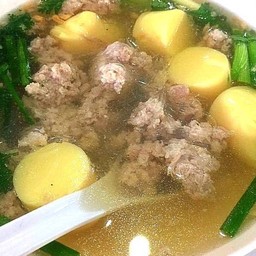 แกงจืดเต้าหู้หมูสับวุ้นเส้น