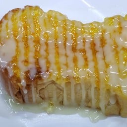 ขนมปังปิ้งแยมส้ม นม
