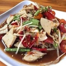 ตำลาวหมูยอ