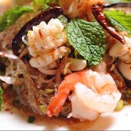 ลาบวุ้นเส้น ทะเล