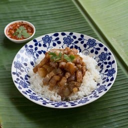 ข้าวหน้าหมูเบรกแตก