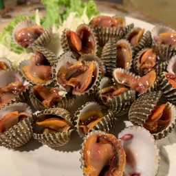 หอยแครงลวก