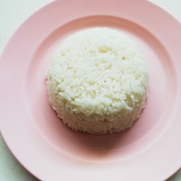 ข้าวสวย-จาน