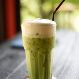 มัทฉะลาเต้ เย็น