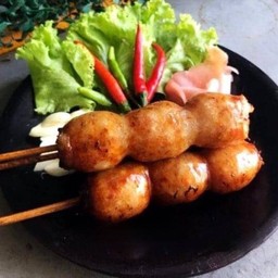 แซ่บมั้ยใส้กรอกปิ้งย่าง ตลาดชุมชนเอื้ออาทรสันผีเสื้อเชียงใหม่