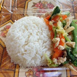 ข้าวผัดผักรวม