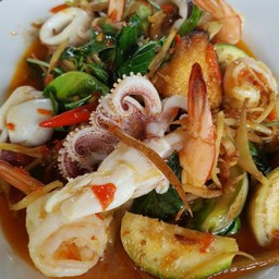 เมนู..ผัดฉ่า(ใส่เนื้อสัตว์)