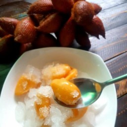 สละลอยแก้วโฮมเมด