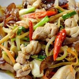 เมนู...ผัดขิง