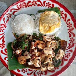 กะเพราคู่(ทาน2คน)