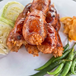 ไส้กรอกอีสานหมูวุ้นเส้น(ชุดกลาง)