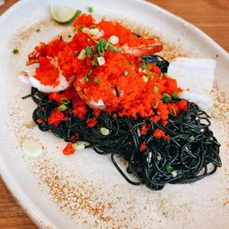 Pasta Pesto with Prawn