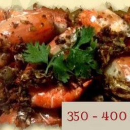 กุ้งแม่น้ำ ทอดกระเทียมพริกไทย