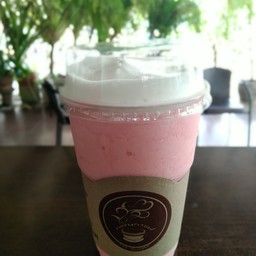 สตรอเบอรี่สมูทตี้  ( Strawberry smoothies )