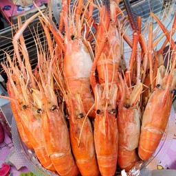 กุ้งเผาไซต์กลางครึ่งกิโล