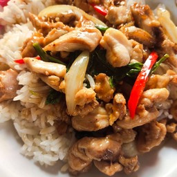 ผัดพริกอ่อนไก่
