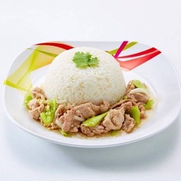 ข้าวพริกหยวกหมูชิ้น, ไก่, เครื่องใน (โปรดระบุมาค่ะ)- เฮงเฮงอาหารตามสั่ง