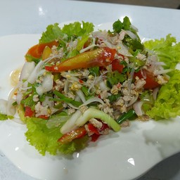 ยำวุ้นเส้นหมูสับ