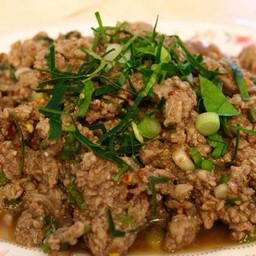 ลาบเนื้อสุก