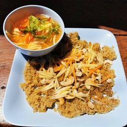 ยำปลาดุกฟู