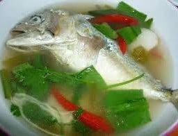 ต้มยำปลาทูน้ำใส