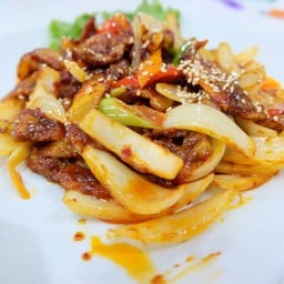 หมูผัด Jayuk bokkeum