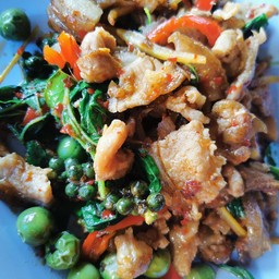 ผัดเผ็ดหมูป่า