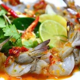 กุ้งแช่น้ำปลา