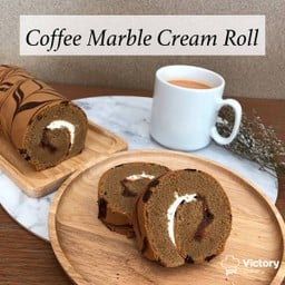 ครีมโรลกาแฟมาเบิ้ล(ชิ้นใหญ่)