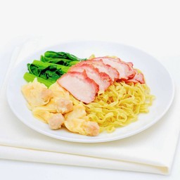 บะหมี่เกี๊ยวหมูแดง(นู้ดเดิ้ล การ์เด้น บะหมี่เกี๊ยว)