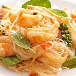 เส้นหมี่ขื้เมากุ้งสด