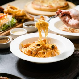 สปาเกตตี้ซอสไข่เค็ม