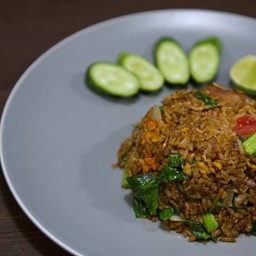 ข้าวผัดรถไฟหมู/ไก่.