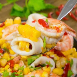 ยำข้าวโพด ทะเล