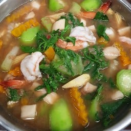 แกงเลียงกุ้งสด