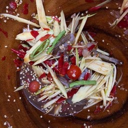 ตำกุ้งสด