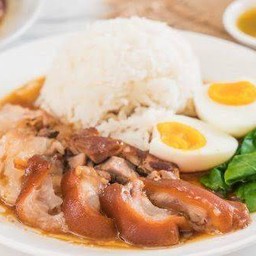 ข้าวขาหมู+ไข่ - ข้าวขาหมูทิพรส
