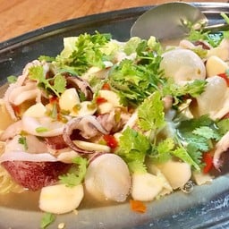 หมึกไข่นึ่งมะนาว