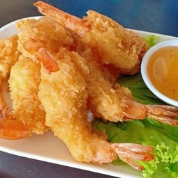 กุ้งชุปแป้งทอด