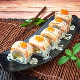 โรลแซลมอนท็อปชีส