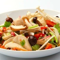 ยำเห็ดรวมพริกสด